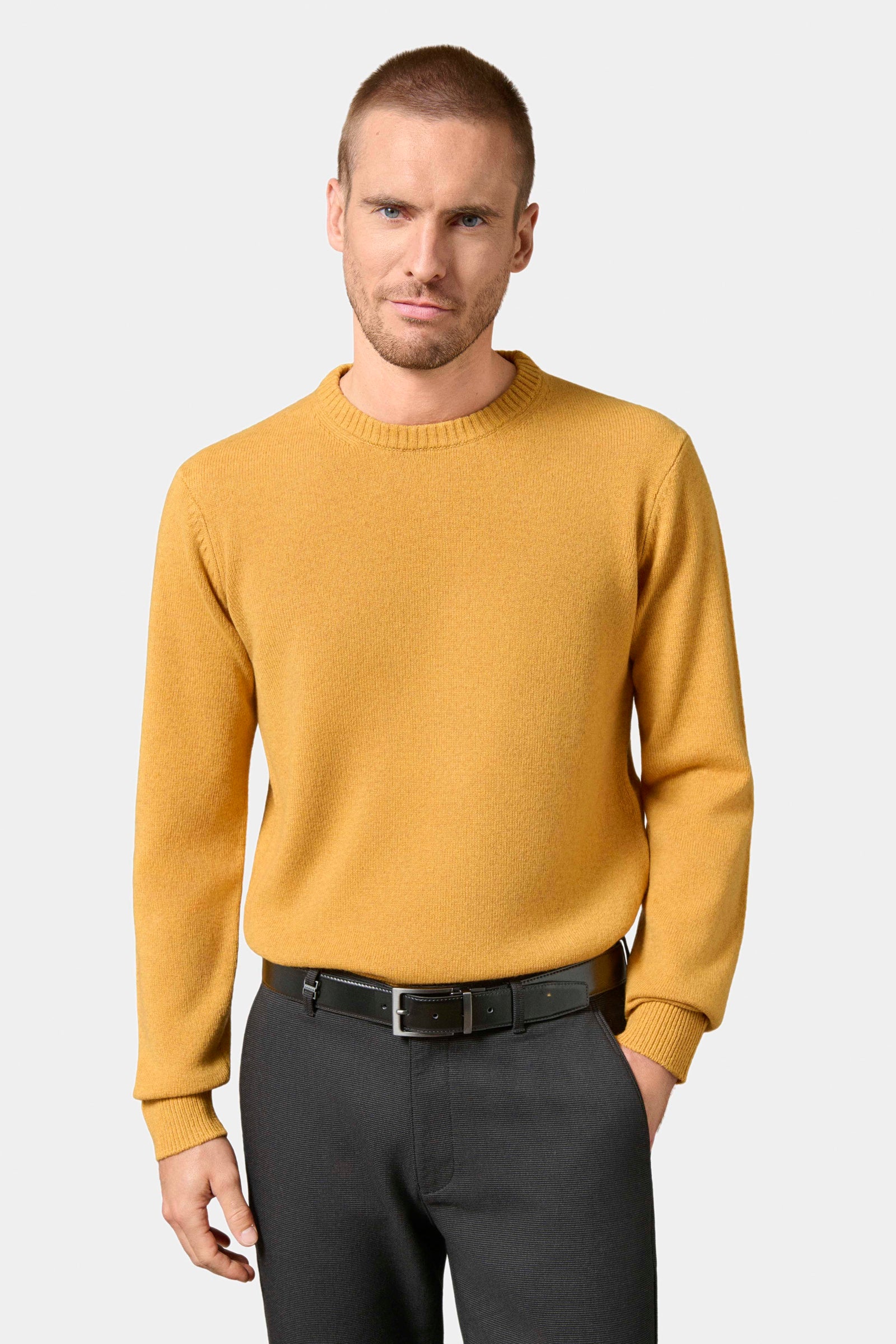 Pull col rond, maille chinée Amada Jerem vue 6