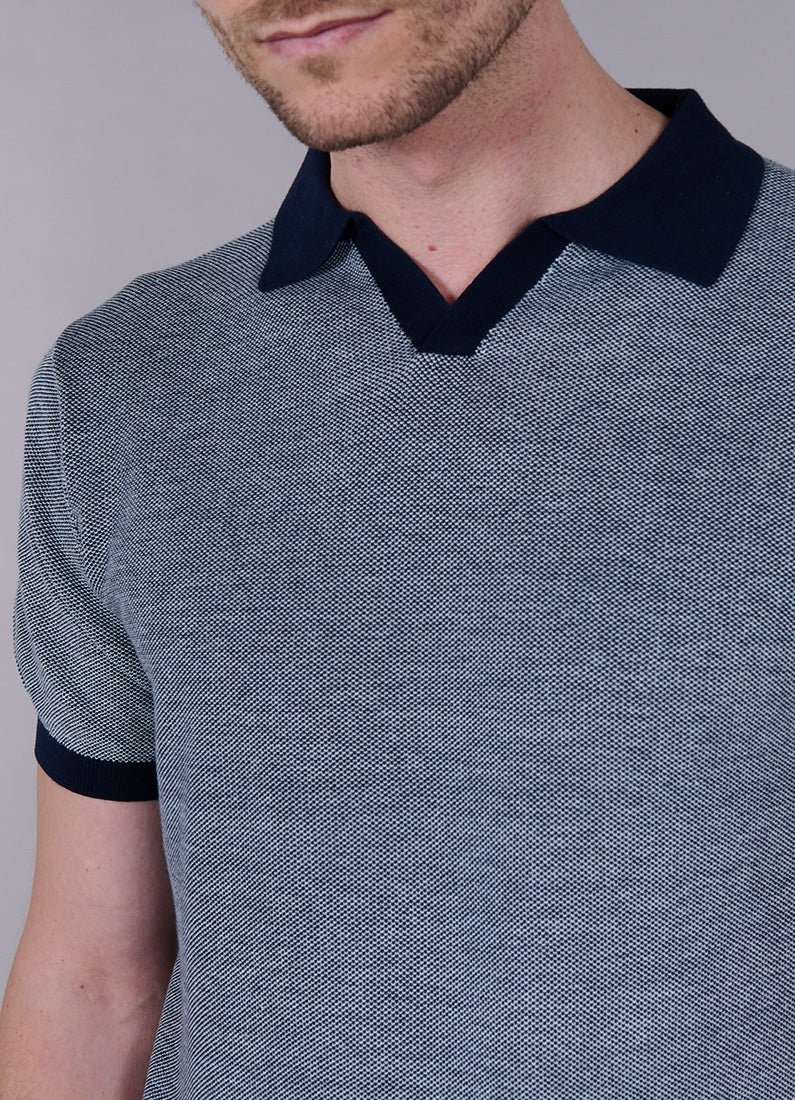 Pull manche courte col polo ouvert antik Jerem, col polo, manches courtes vue 11
