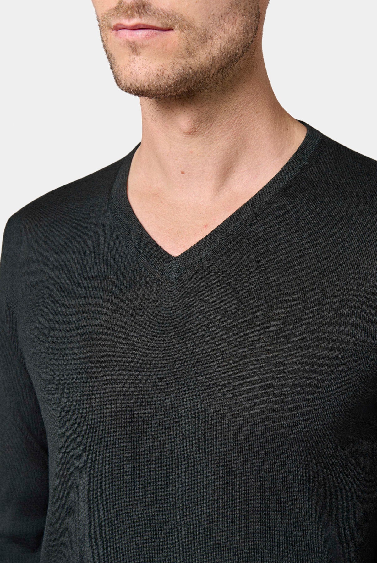 Pull Col V Maille jersey Paris Jerem vue 9