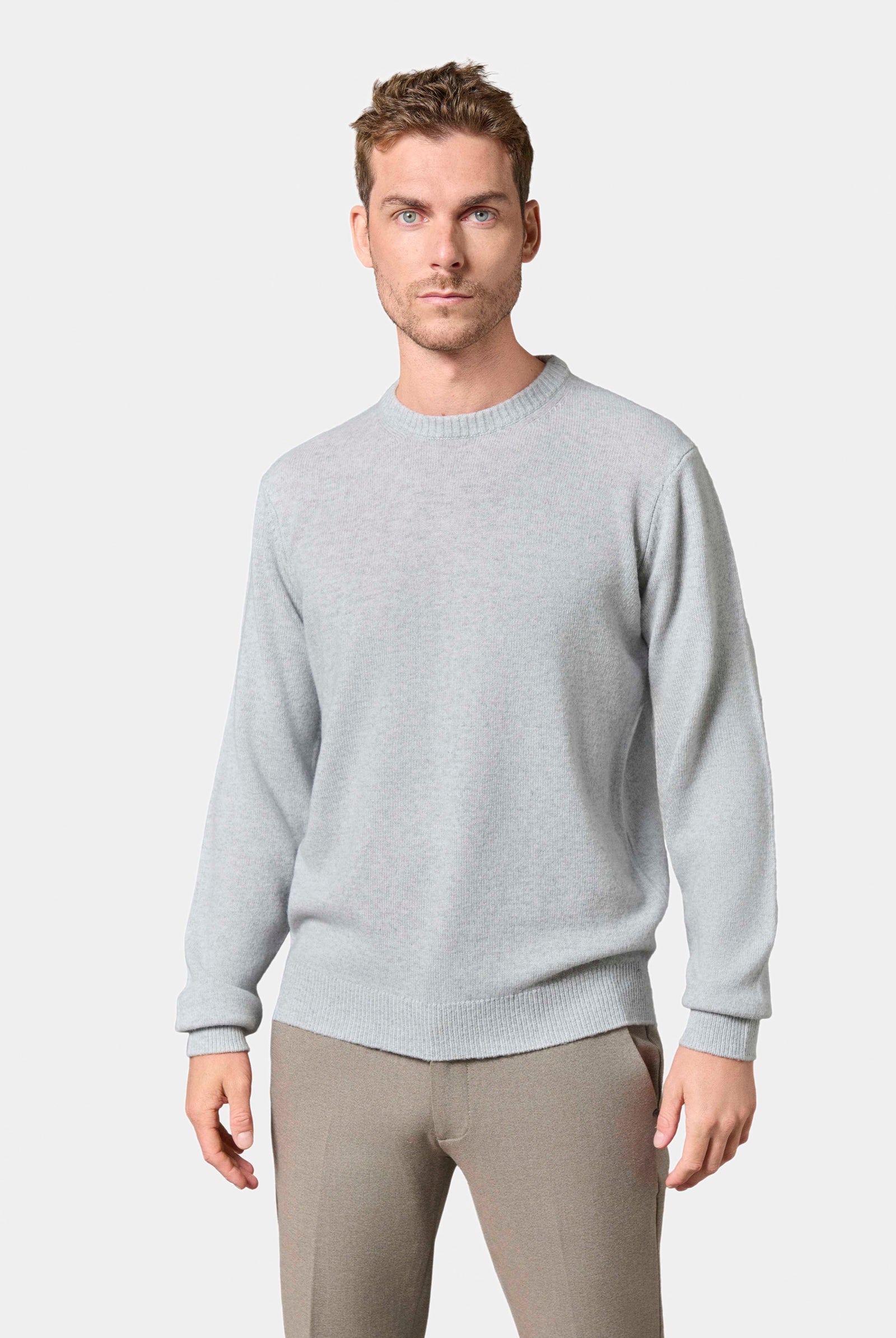 Maille chinée Amada — Pull col rond Jerem vue 11