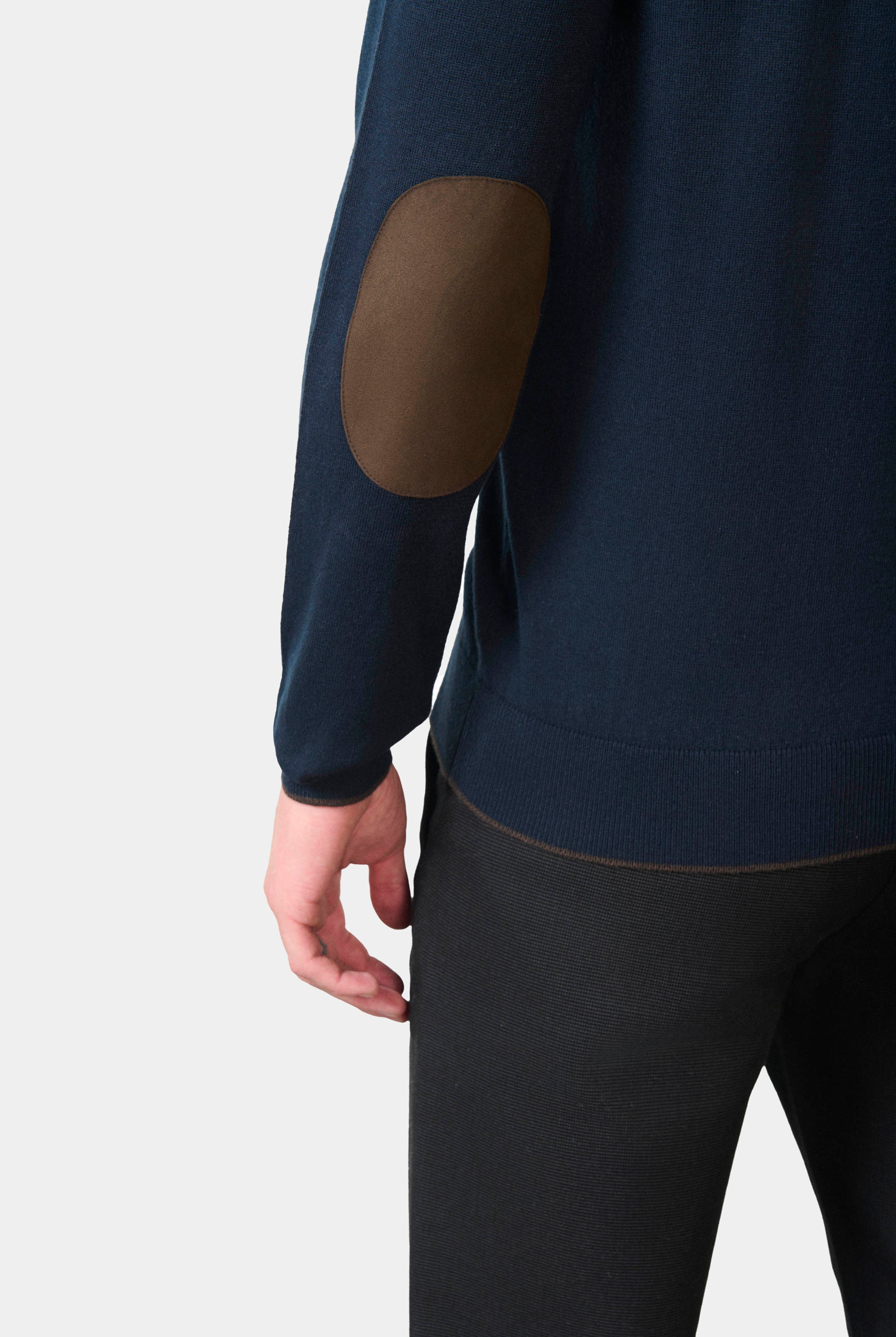 Pull col V coton, coton et cachemire Corki Jerem