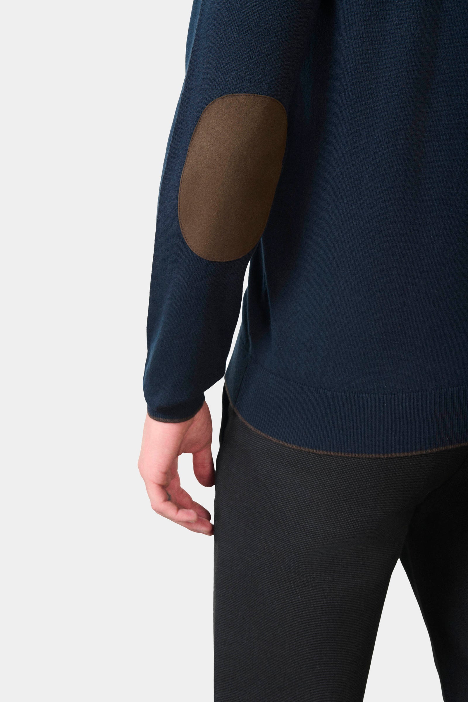 Pull col V coton, coton et cachemire Corki Jerem