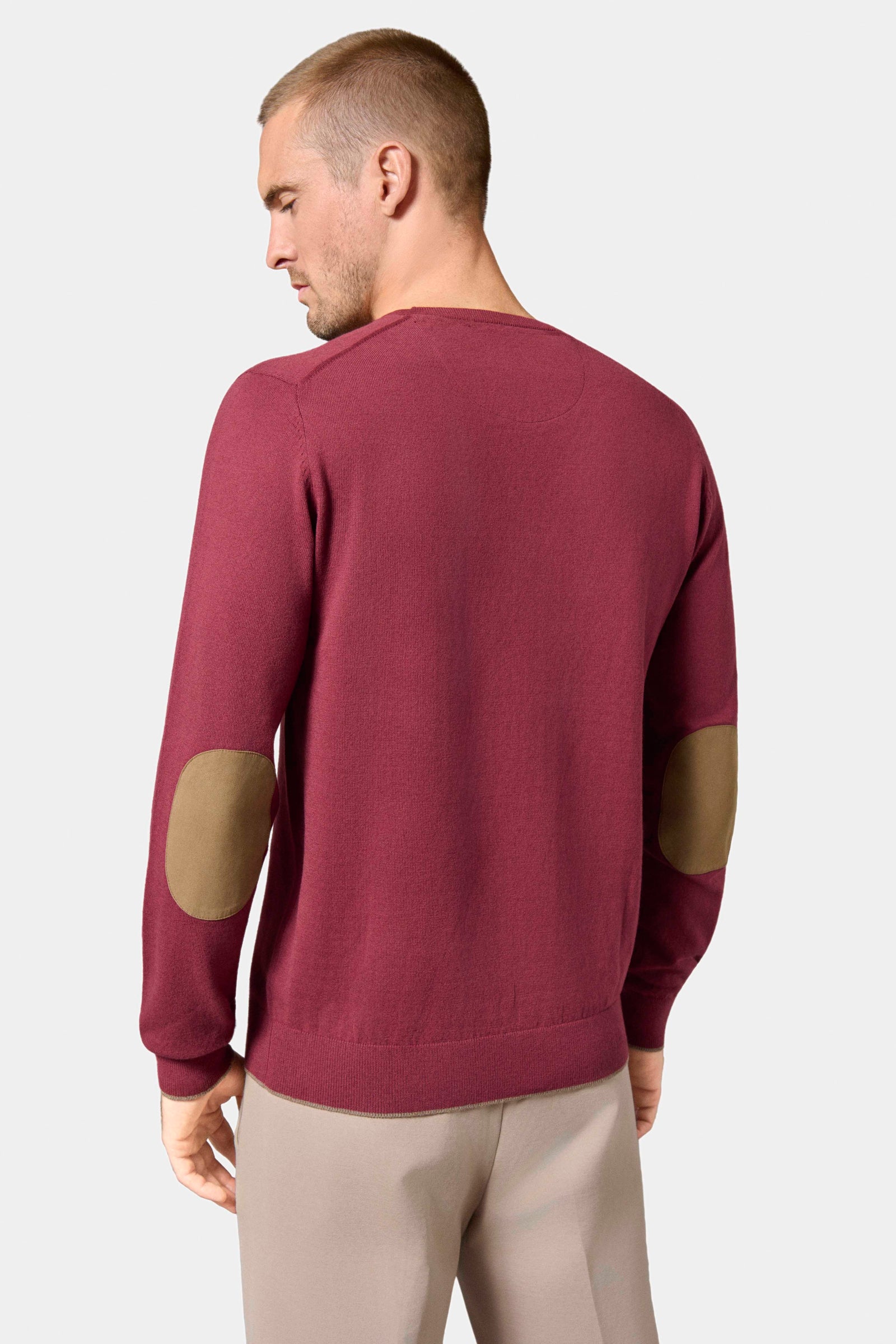Pull col V coton en coton et cachemire Corki Jerem vue 9