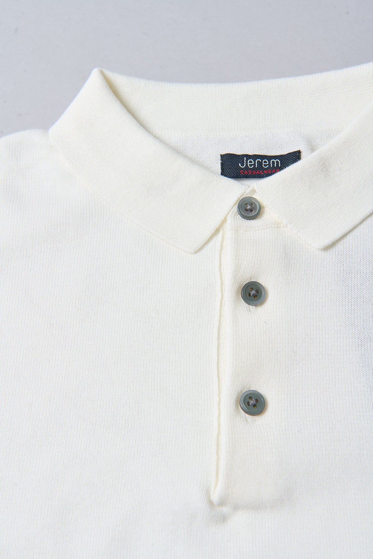 Pull manche courte col polo makak Jerem, col polo vue 4