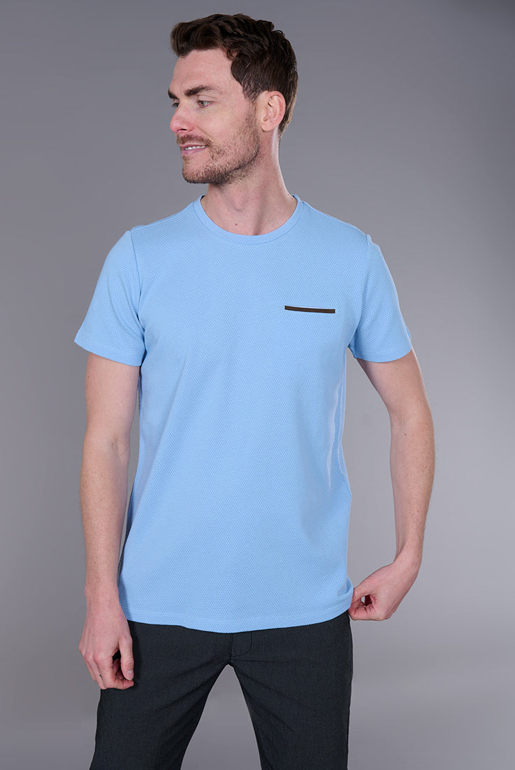 T-shirt col rond Jerem, manches courtes, poche poitrine vue 24