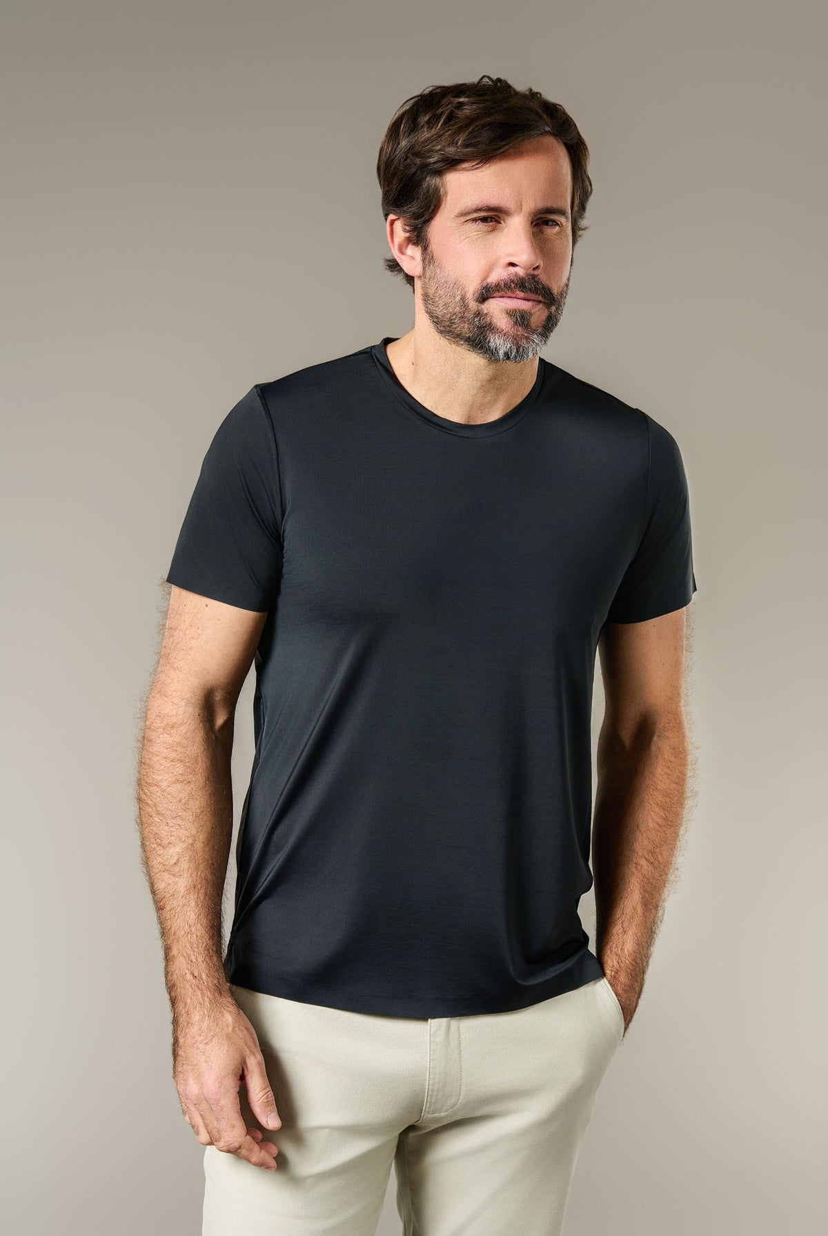 Matière technique avec finitions thermocollées manches courtes ligne activewear Thery — T-shirt Jerem, manches courtes