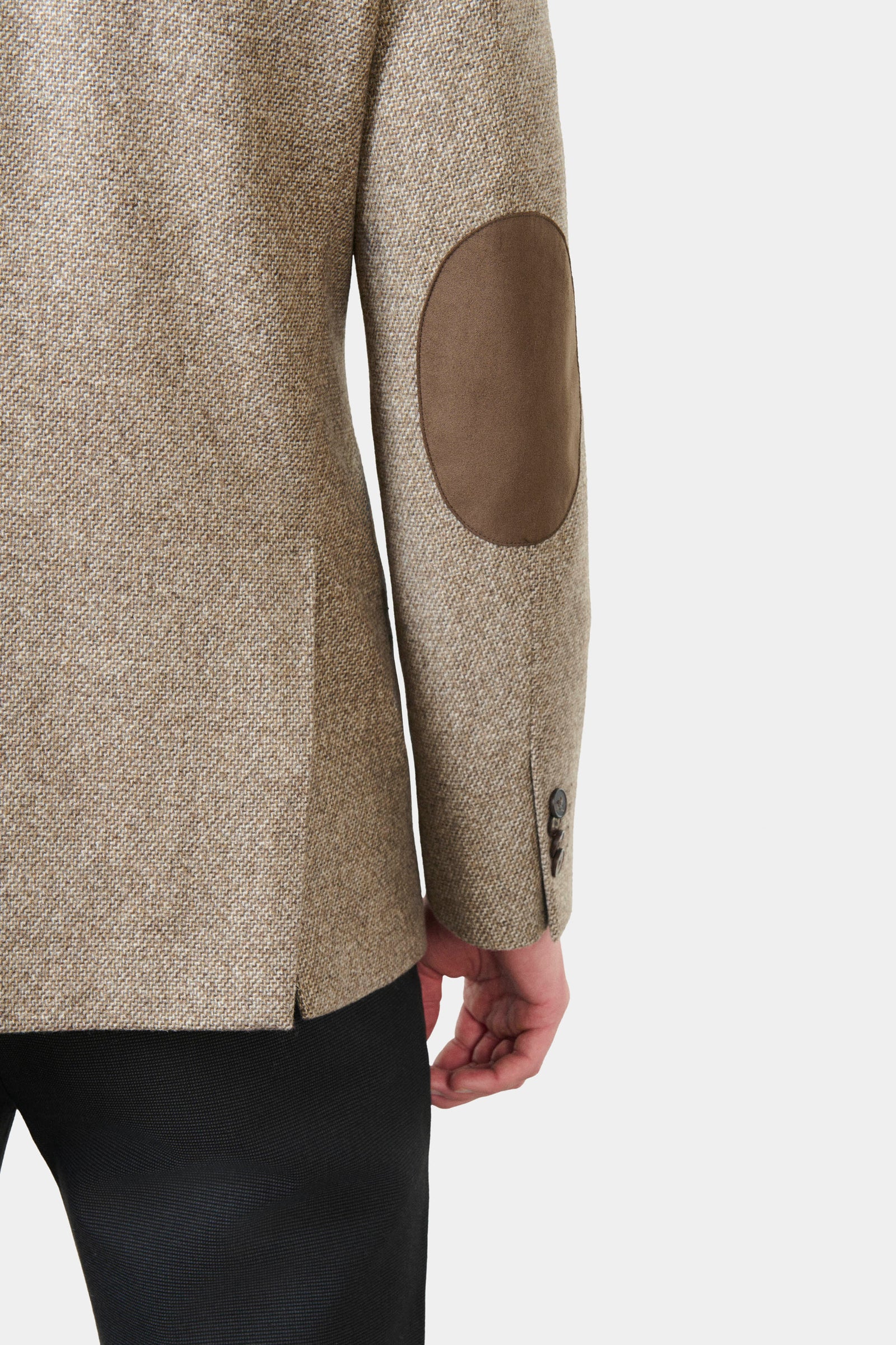 Veste plastron amovible en tweed faux-uni - Jerem