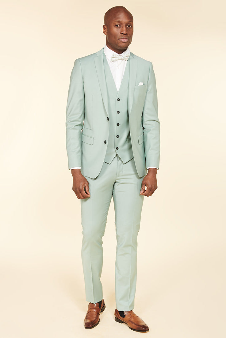 Veste de costume ajustée et bi-stretch Jerem, entièrement doublée, simple boutonnage