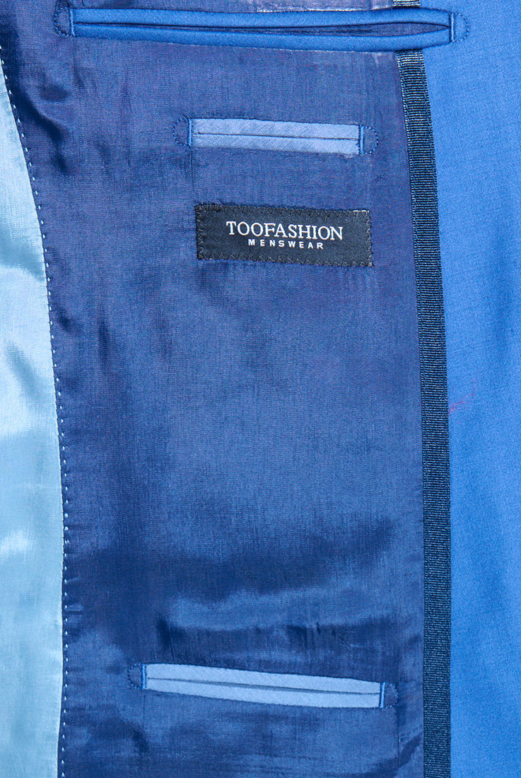 Veste de costume ajustée et bi-stretch Jerem, simple boutonnage