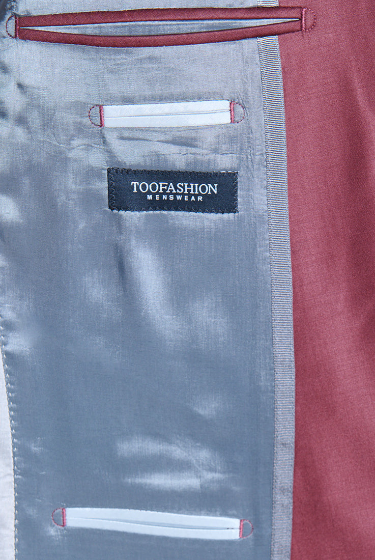 Veste de costume ajustée et bi-stretch Jerem, entièrement doublée