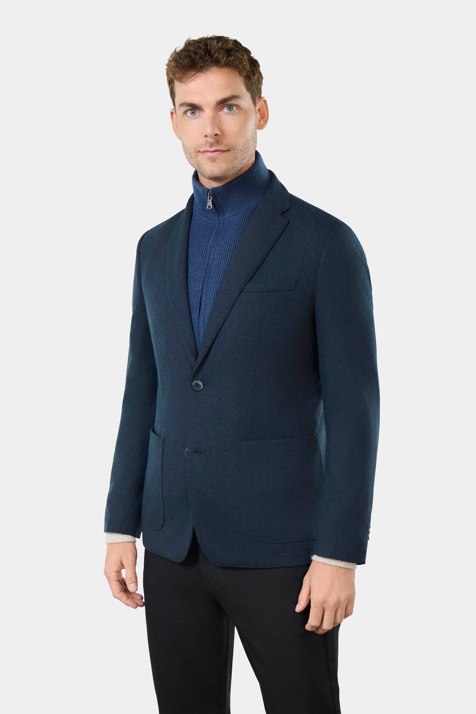Veste plastron amovible Jerem, simple boutonnage, boutons de poignet