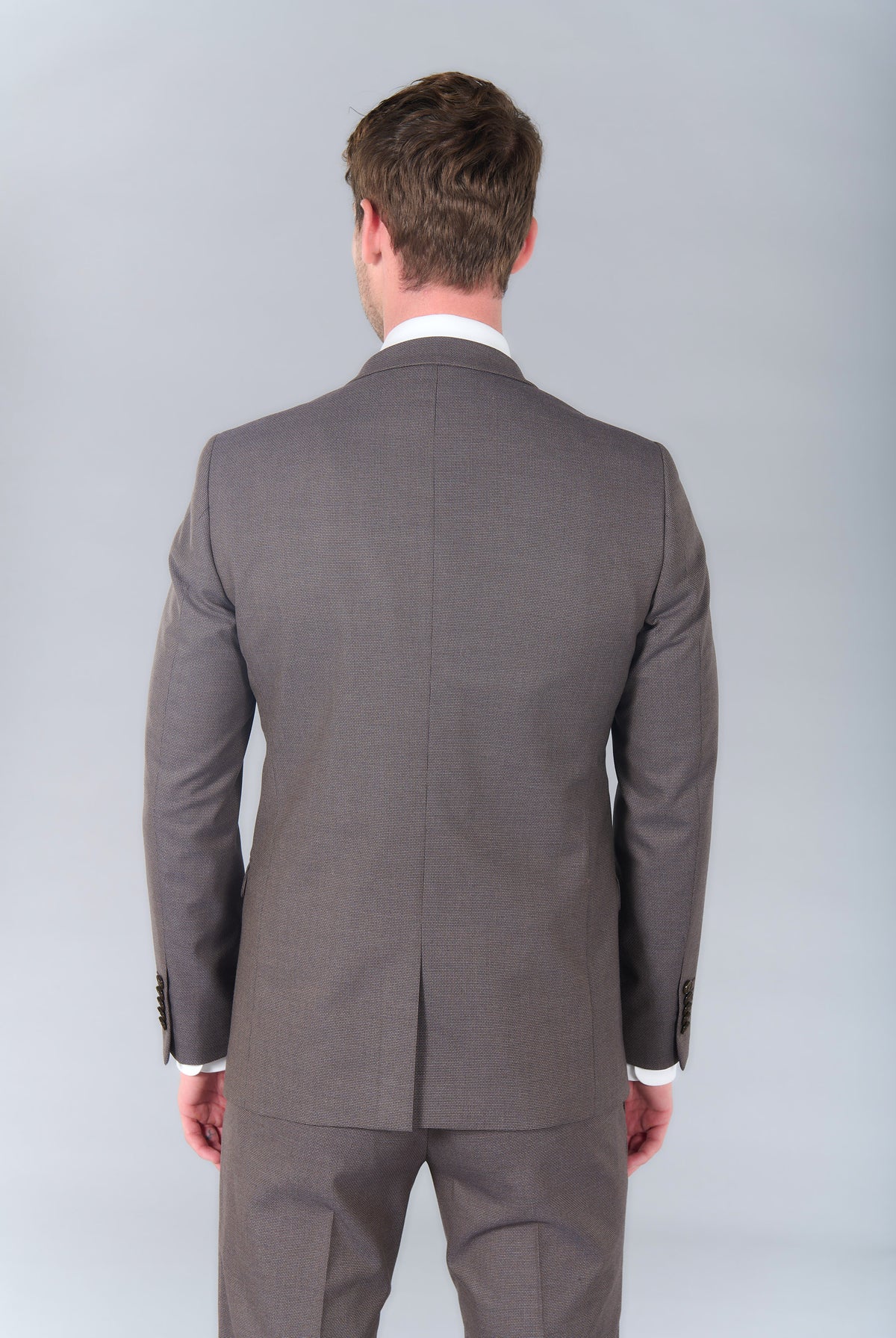 Veste de costume ajustée et stretch motif subtile Jerem, coupe ajustée