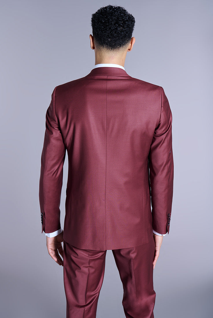 Veste de costume ajustée et bi-stretch, laine mélangée Jerem, coupe ajustée