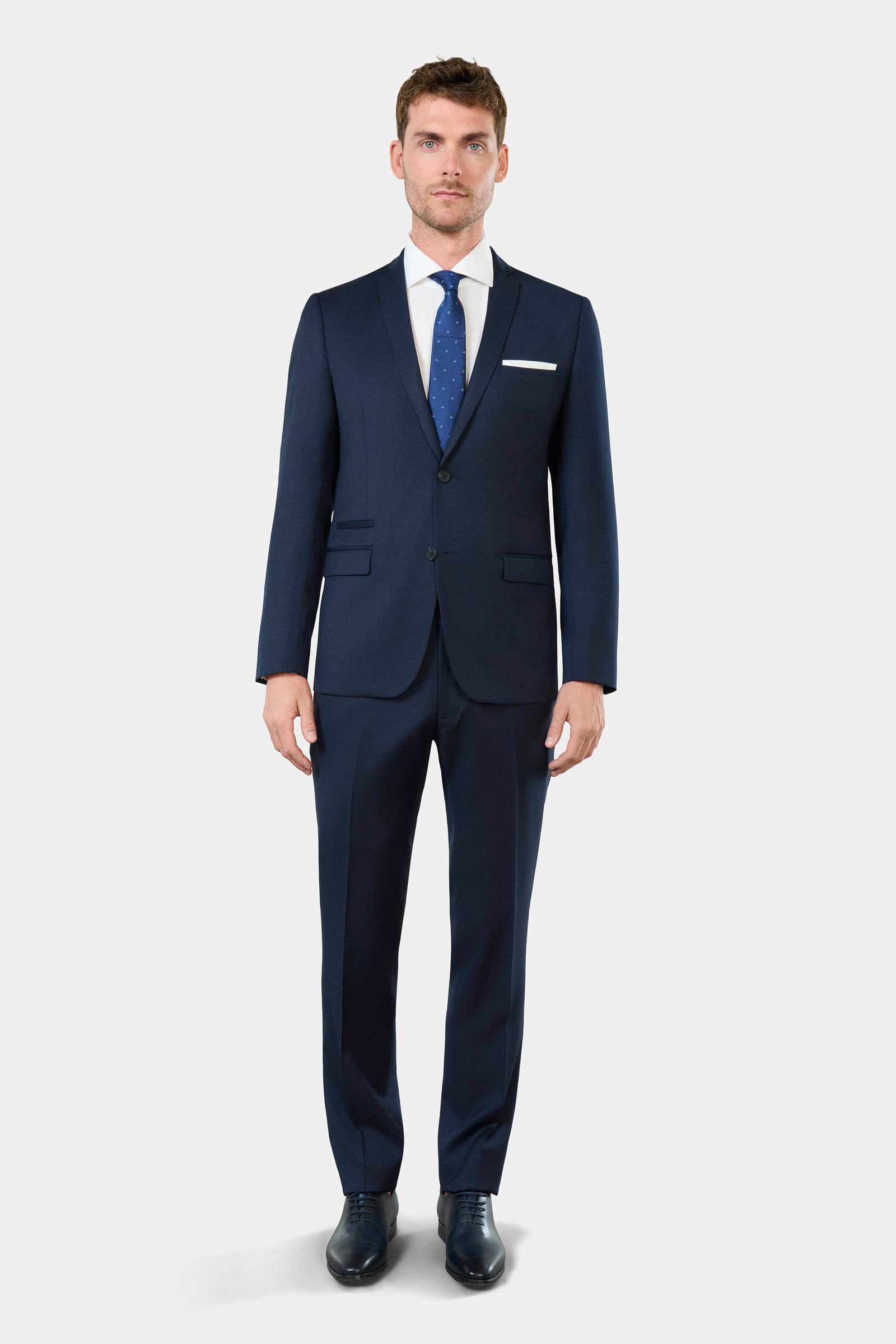 Veste de costume, laine vierge vitale Barberis Canonico Jerem, entièrement doublée, poche poitrine