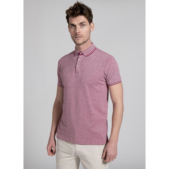 Fancy knit polo