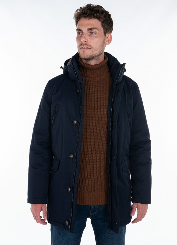 Fur lined hooded parka hotsell