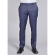 Stretch semi-plain suit trousers