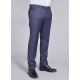 Stretch semi-plain suit trousers