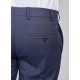 Stretch semi-plain suit trousers