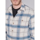 Oversized plaid overshirt