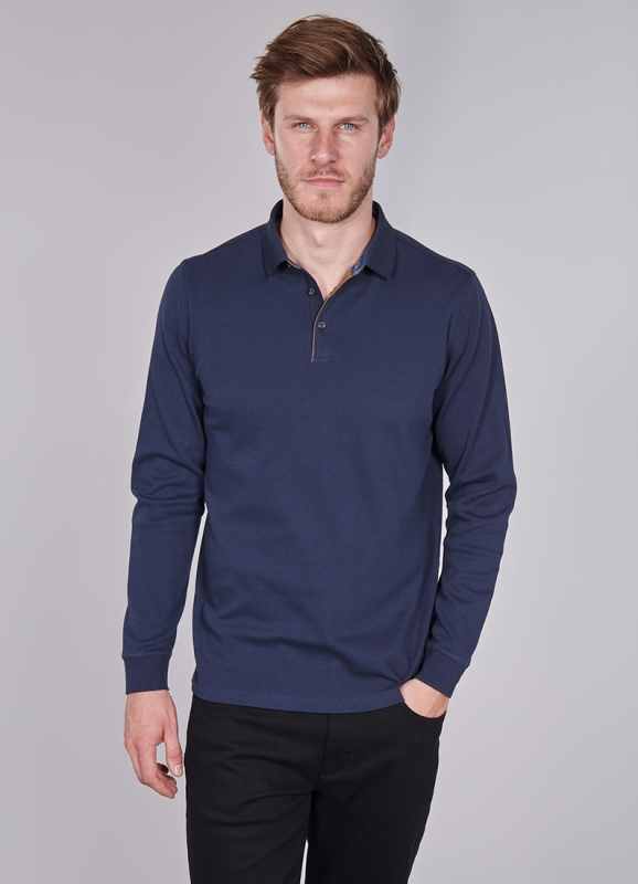 Coton stretch jacquard polo