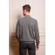 Pull col montant avec suede