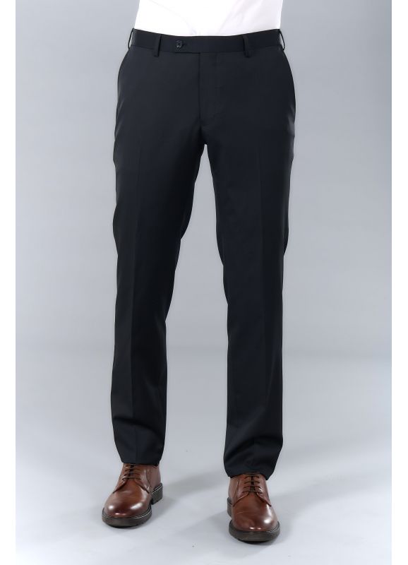 Pure wool suit trousers in Vitale Barberis Canonico Super 110’s twill