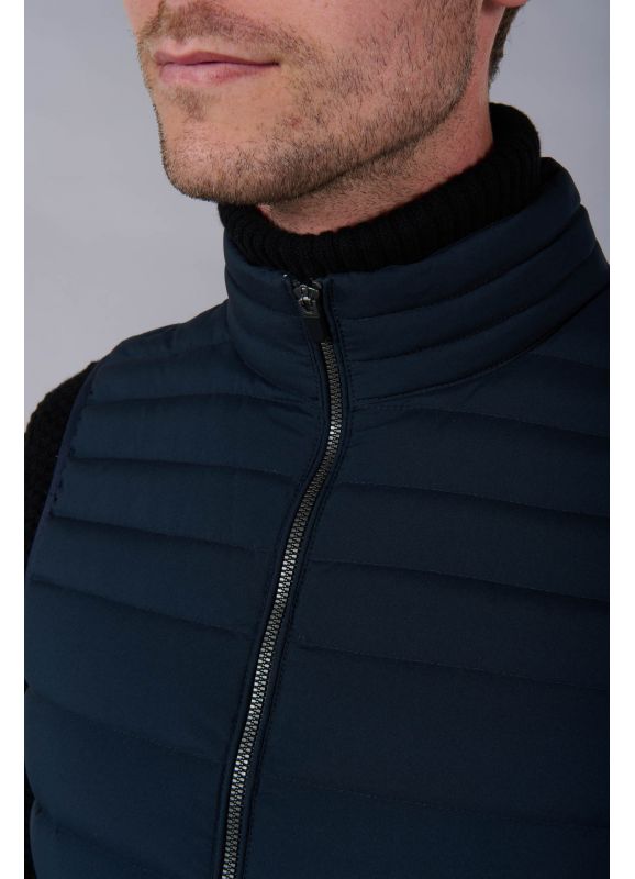 GILET MATELASSÉ SANS MANCHES EN DUVET VÉRITABLE