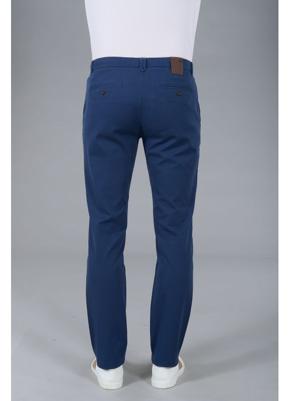 PANTALON EN GABARDINE DE COTON STRETCH 