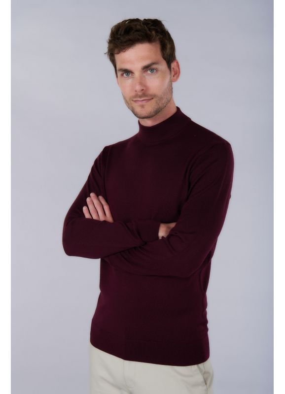 MERINOS mock turtleneck pullover