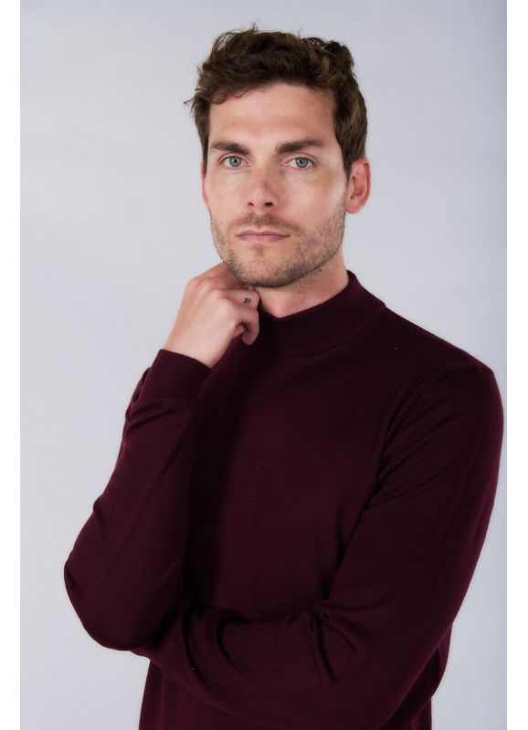 MERINOS mock turtleneck pullover