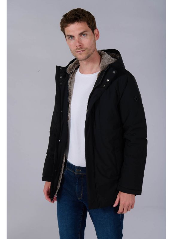 Mens down parka with hood online