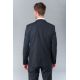 Bi stretch fitted suit blazer in virgin wool blend