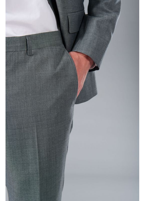 Pure wool suit trousers in Vitale Barberis Canonico fil-à-fil 21µ