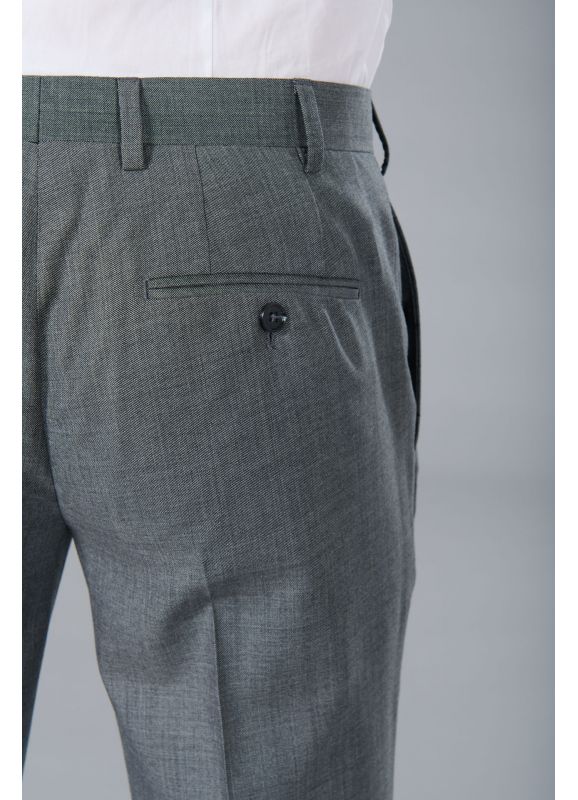 Pure wool suit trousers in Vitale Barberis Canonico fil-à-fil 21µ