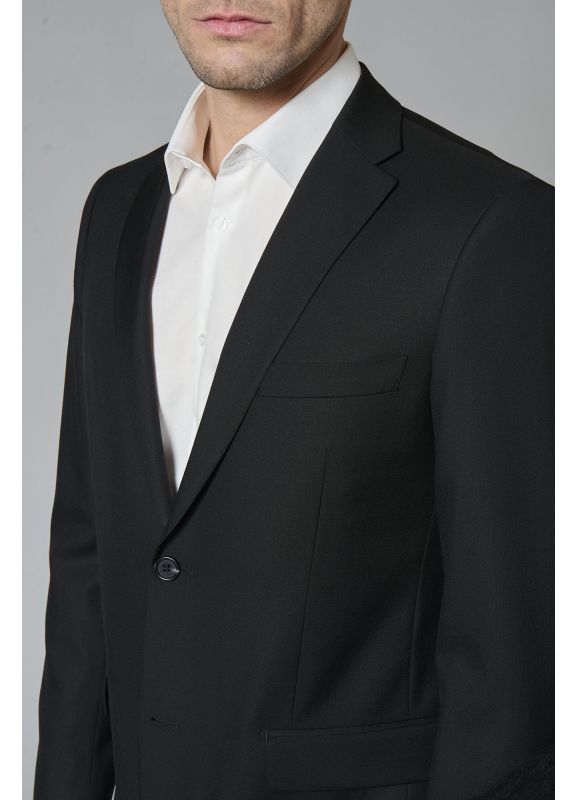 Veste de costume classique en laine vierge Super 110's de la Maison Barberis