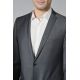 Bi stretch washable suit blazer in two-tone fil-à-fil