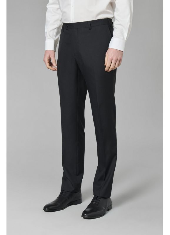 Pantalon de costume classique en laine vierge Super 110’s de la Maison Barberis