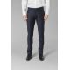 Bi-stretch mixed wool fitted suit pants