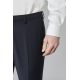 Bi-stretch mixed wool fitted suit pants