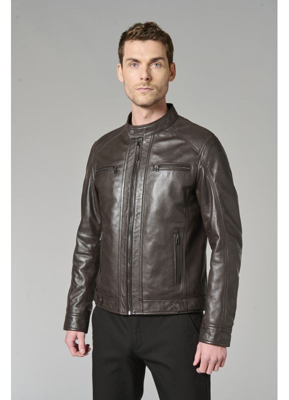 BLOUSON CUIR