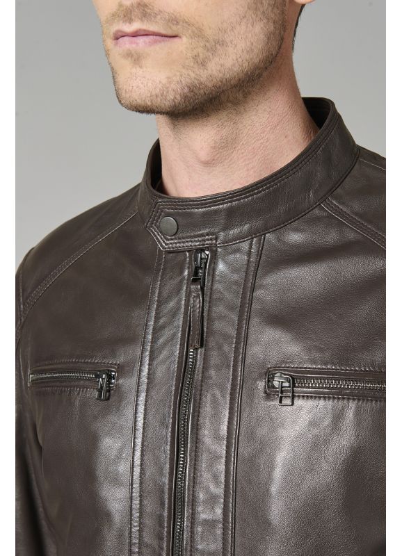 BLOUSON CUIR