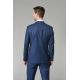 Stretch fitted suit jacket in subtle diamond micro-design