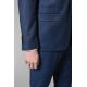 Stretch fitted suit jacket in subtle diamond micro-design