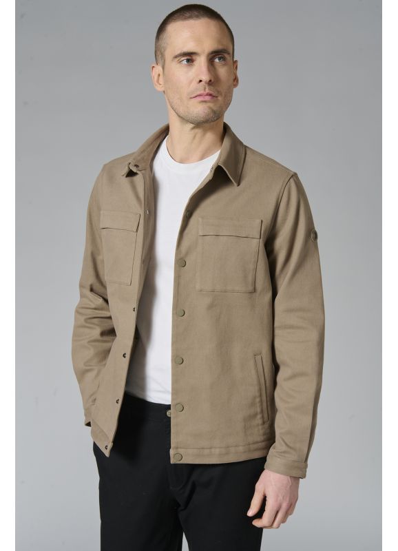 Blouson en gabardine de coton stretch