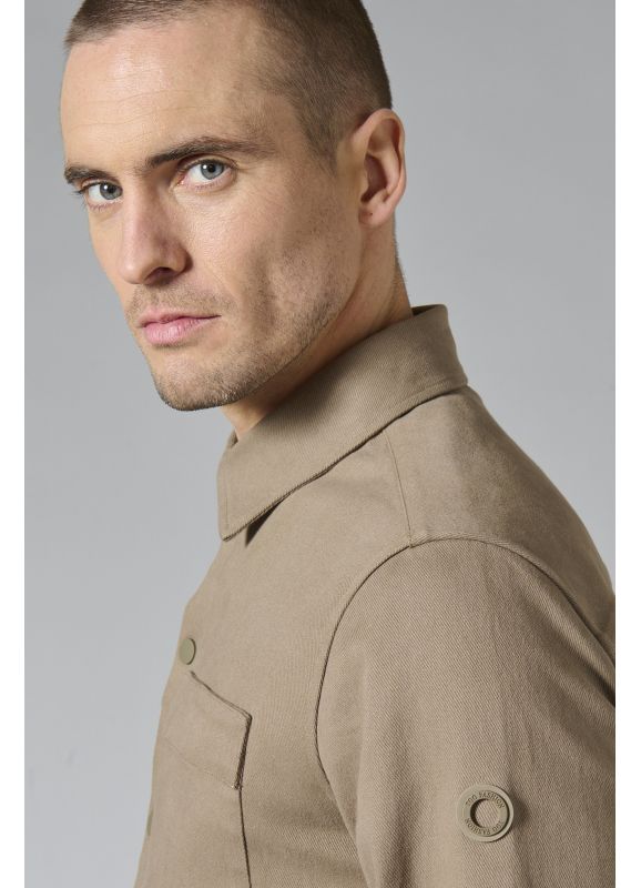 Blouson en gabardine de coton stretch