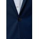 Stretch fitted suit jacket in subtle diamond micro-design