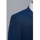 Stretch fitted suit jacket in subtle diamond micro-design