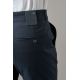 Stretch polycotton chinos with discreet design