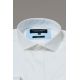 Textured cotton sateen stretch shirt – Slim fit